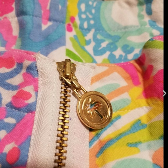 💥Lilly Pulitzer NEW LOVERS CORAL Skipper Popover - Picture 3 of 10